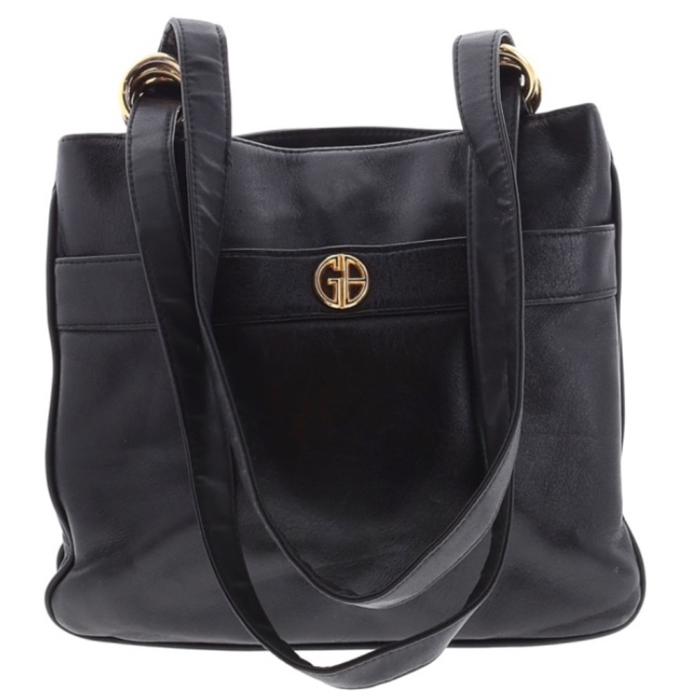 Gianni Bernini | Black Leather Handbag - Picture 3 of 9